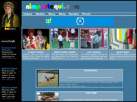 Captura de pantalla de la Web